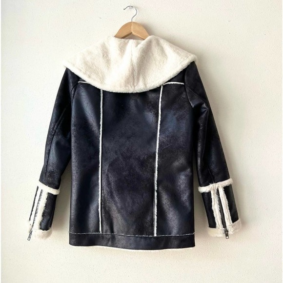 Anthropologie: Chaser Faux Suede Shearling Jacket​​​​​​​​​​​​ - Picture 8 of 8